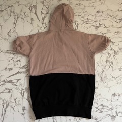 Rady バイカラー フーディ ワンピース グレージュの画像