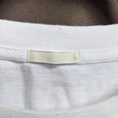 GU 半袖　Tシャツ 白L 胸ポケットの画像