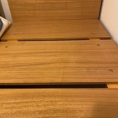 Mjuk セミシングルベッド　ウッド　天然木の画像