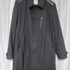 IBUKI BIRCH フード付 中綿入 切替 ステンカラー コートの画像
