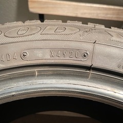 185/55R15 グッドイヤー　ベクター　4シーズンズハイブリッド　2本　バリ山 2020年49週製　オールシーズンの画像