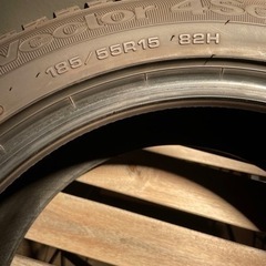 185/55R15 グッドイヤー　ベクター　4シーズンズハイブリッド　2本　バリ山 2020年49週製　オールシーズンの画像