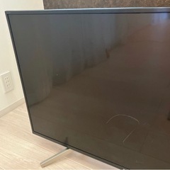 液晶テレビ SONY ソニー BRAVIA 4K 43型テレビ　アンテナケーブル　HDMIケーブル　音声検索リモコンつきの画像