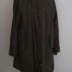 ライナー付き　フード付きコート　LL　モカ