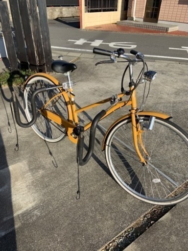 【アサヒサイクル】サーフラック付き自転車