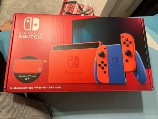 美品❗️ニンテンドースイッチ　switch マリオレッド×ブルー　限定　本体