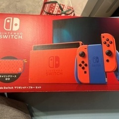 美品❗️ニンテンドースイッチ　switch マリオレッド×ブルー...