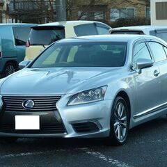H25 レクサス LS600H バージョンL 革シート 純正マル...