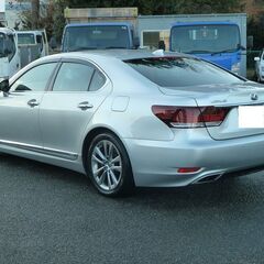 H25 レクサス LS600H バージョンL 革シート 純正マルチHDDナビ 純正AW レザーダッシュボード 車検2年付き 16209の画像