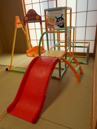 【値下げ可】アンパンマン　うちの子天才　ブランコパークDX