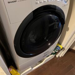 シャープ SHARP ドラム式洗濯乾燥機 ES-S7D-WL  プラズマクラスター