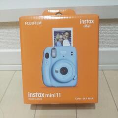 instax mini 11 チェキ スカイブルー