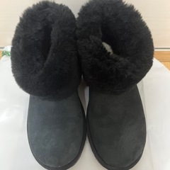 UGG アグ　ムートンブーツ　黒　24cm