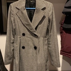 千鳥柄 コート DURAS
