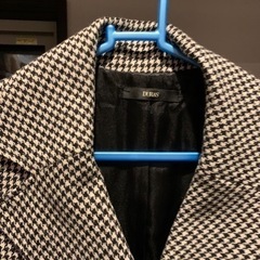 千鳥柄 コート DURASの画像