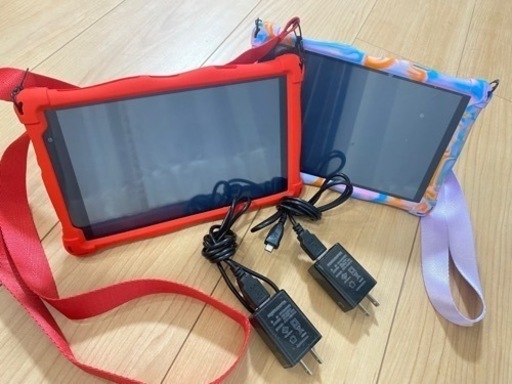 タブレット 2台 充電器＆カバー付き