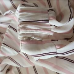 ウィルセレクション ストライプ スカート フィッシュテール ピンク アプワイザーリッシェの画像