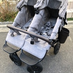 【値下げ58000円→55000円】エアバギーココダブル　双子ベ...