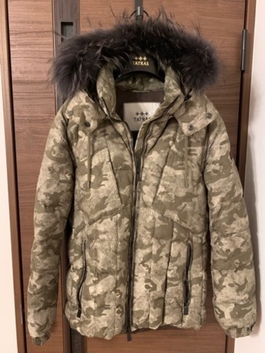 【タトラス】Rライン 迷彩カモフラ ダウンジャケット