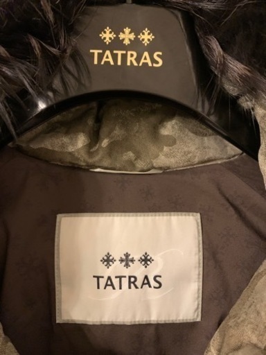 【タトラス】Rライン 迷彩カモフラ ダウンジャケット