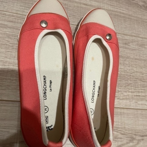 値下げしました。新品•未使用　Longchamp ロンシャン　フラットシューズ