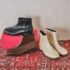 【美品】ショートブーツ 22.5cm oriental trafficの画像