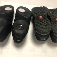 NIKE レディース　スニーカー US8　黒　2足の画像