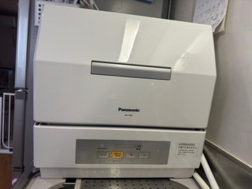中古2021年製　Panasonic 電気食器洗い乾燥機 NP-TCR4 動作確認済 プチ食洗　コンパクト