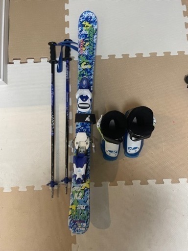 ファッション ジュニアスキー3点セット 100cm スキーセット 子供