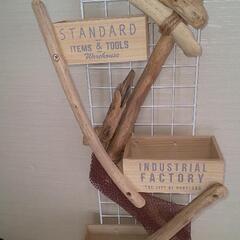 ②壁掛け観葉植物ポット/小物入れの画像