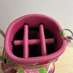 未使用新品キャリー付きゴルフバックの画像