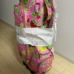 未使用新品キャリー付きゴルフバック