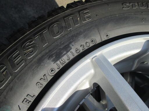 来店取替) 155/65R14 新品スタッドレスタイヤ&新品アルミセット 軽自動車用 ブリジストン VRX