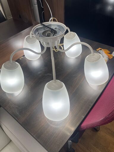 リサイクルショップどりーむ鹿大前店　No３４３７　照明器具　シャンデリア　オシャレ♪　素敵な空間を演出します♡