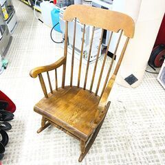 GMGS259○飛騨産業 / HIDA キツツキ ロッキングチェア 揺り椅子 レトロ カントリー ノスタルジック カントリー 古民家 椅子 飛騨家具