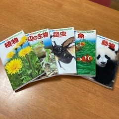 NEO ポケット　小学館の図鑑　５冊
