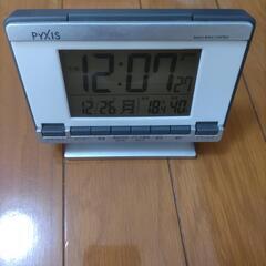 2/19で処分　目覚まし時計　PYXIS