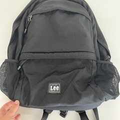 Lee リュック　黒　KANSAS U.S.A.の画像