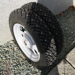 原付用スノータイヤ！スパイク付！合法で走れます