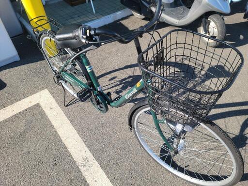 美品】変速機 切り替え付き 26インチ自転車 鍵付き 防犯登録解除済み