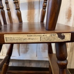 飛騨の家具 ヒダ・ダイネット ベビーチェア ヴィンテージの画像