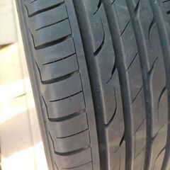 215/45R17 タイヤホイールセット2本の画像