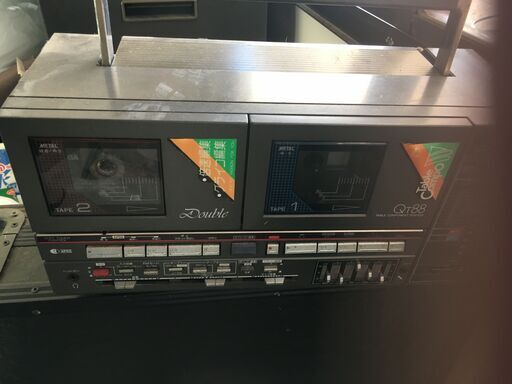 ｗカセットテープレコーダー