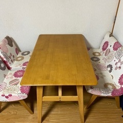 決まりました！【ミキモク】ダイニングテーブル　5,000円
