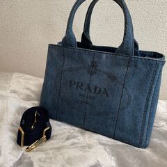 【取引終了】PRADA カナパ デニムブルー