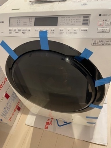 【2021年製】Panasonic ななめドラム式洗濯機　NA-VX800BL