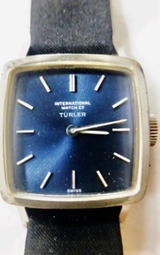 取引完了　インターナショナル / IWC / チューラー / TURLER レディース腕時計 / 角文字盤 / 2針 / 手巻き/メンテナンス / 動作確認済