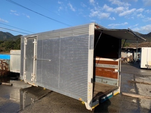 No.702 アルミ 箱 バイク 倉庫 トラック コンテナ 米 保管庫 物置 DIY