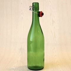 保存瓶　緑　ウォーターボトル　未使用の画像