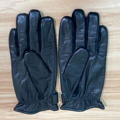 ✨🔔期間限定🔥ジモティー特別価格🔔✨バーバリーブラックレーベル 裏起毛 革手袋 黒の画像